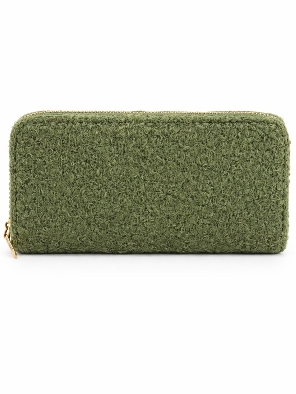 Faux Fur Green Sherpa Wallet!